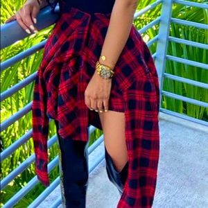 Rodeo Plaid Shirtdress